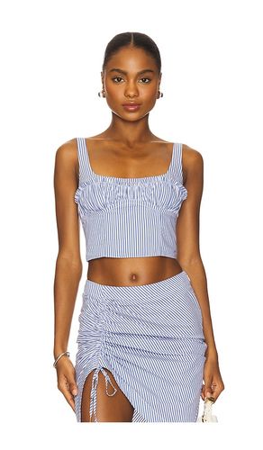 Poplin Bustier Top in Baby Blue. - size 0 (also in 2, 4, 6, 8) - fleur du mal - Modalova