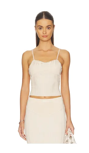 Rib Darted Cami Top in . Size L. Also in M, S - fleur du mal - Modalova