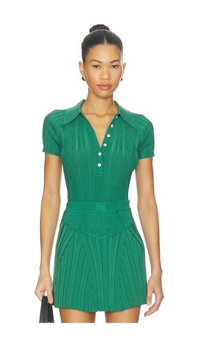 Rib Polo Bodysuit in . Size M. Also in S - fleur du mal - Modalova