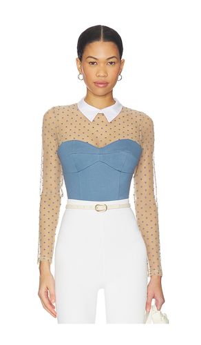 Collared Bodysuit in . Taglia M. Also in XS - fleur du mal - Modalova
