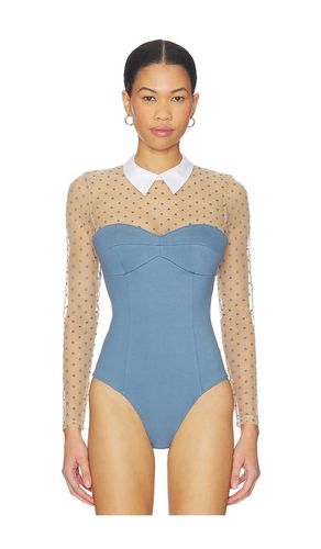 Collared Bodysuit in . Size L. Also in M, XS - fleur du mal - Modalova