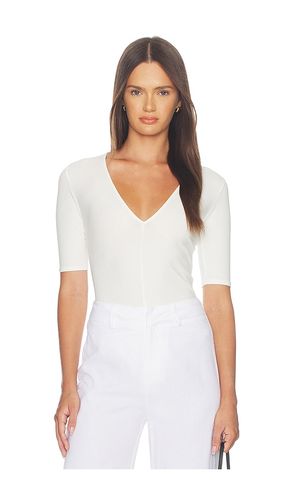 Organic Cotton Deep Plunge Bodysuit in . Taglia S. Also in M, L - fleur du mal - Modalova