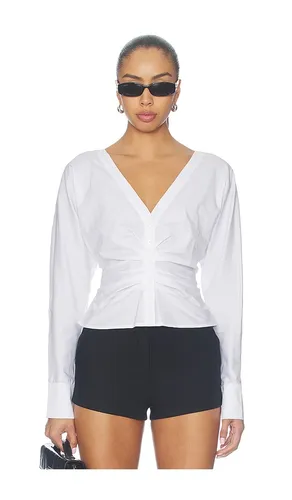 Ruched Poplin Shirt in . Size L. Also in M, XS - fleur du mal - Modalova