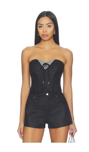 JEANS-BUSTIER MIT SPITZE in . Größe M. Also in S - fleur du mal - Modalova