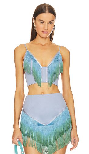 Fringe Bralette in Baby Blue. - size 4 (also in 6) - fleur du mal - Modalova