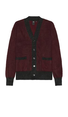 CA Blush Cardigan Sweater in Burgundy. - size L (also in M, S, XL/1X) - FORMER - Modalova