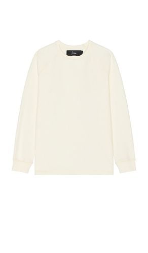 Anderson Waffle Long Sleeve T-Shirt in Cream. - size L (also in M, S, XL/1X) - FORMER - Modalova