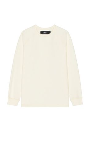 Anderson Waffle Long Sleeve T-Shirt in Cream. - size M (also in S, XL/1X) - FORMER - Modalova