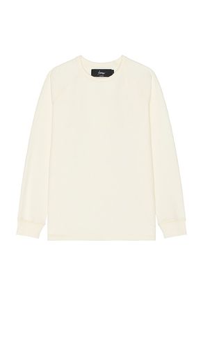 Anderson Waffle Long Sleeve T-Shirt in Cream. - size S (also in XL/1X) - FORMER - Modalova