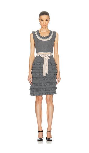 Dior Cashmere Ruffle Dress in . Size - FWRD Renew - Modalova
