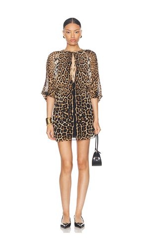 Saint Laurent Leopard Dress in . Taglia - FWRD Renew - Modalova