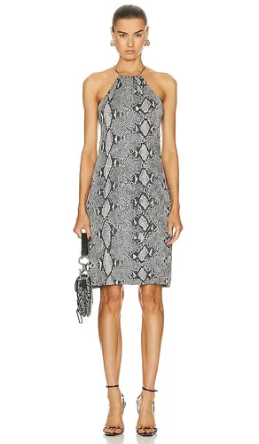 Gucci Snakeskin Print Dress in Grey - FWRD Renew - Modalova