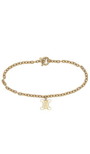 Celine Triomphe Logo Chain Necklace in - FWRD Renew - Modalova
