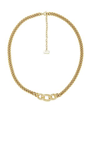 Dior Rhinestone Chain Necklace in - FWRD Renew - Modalova