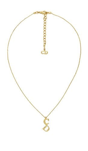 Dior CD Logo Pendant Necklace in - FWRD Renew - Modalova