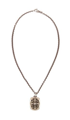 Chrome Hearts Keeper Pendant Chain Necklace in - FWRD Renew - Modalova