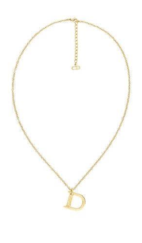 Dior D Logo Necklace in - FWRD Renew - Modalova