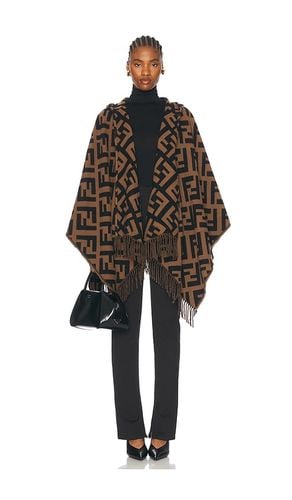 Fendi Zucca Poncho in - FWRD Renew - Modalova