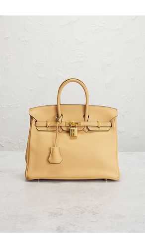 Hermes Veau Swift Birkin 25 Handbag in Peach - FWRD Renew - Modalova
