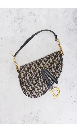 Dior Trotter Oblique Saddle Bag in - FWRD Renew - Modalova