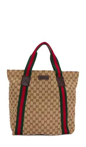 FWRD Renew Gucci Tote Bag in Brown - FWRD Renew - Modalova