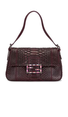 Fendi Vintage Python Baguette Shoulder Bag in - FWRD Renew - Modalova