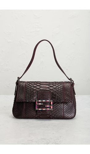 Fendi Vintage Python Baguette Shoulder Bag in - FWRD Renew - Modalova