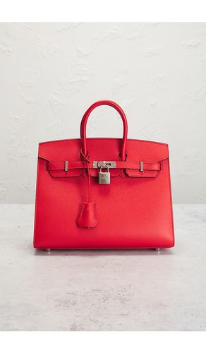 Hermes Epsom Birkin 25 Sellier Handbag in Red - FWRD Renew - Modalova