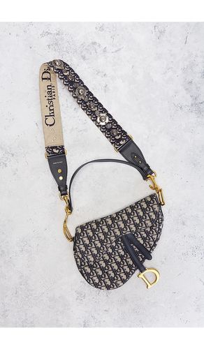 Dior Trotter Oblique Saddle Bag in - FWRD Renew - Modalova