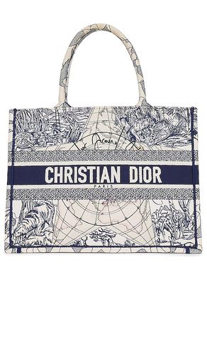 Dior Around The World Book Tote Bag in Navy - FWRD Renew - Modalova