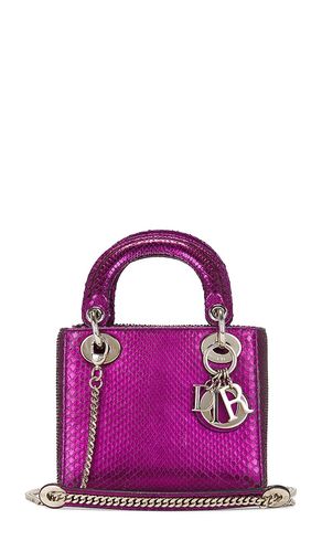 Dior Python Lady Dior Handbag in - FWRD Renew - Modalova
