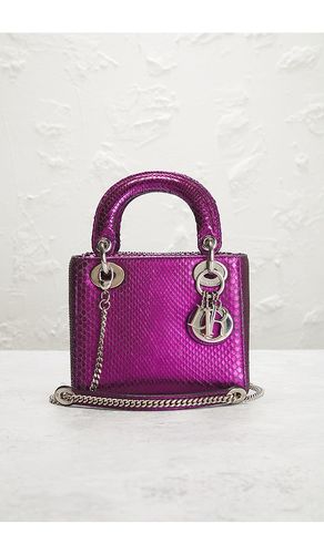 Dior Python Lady Dior Handbag in - FWRD Renew - Modalova