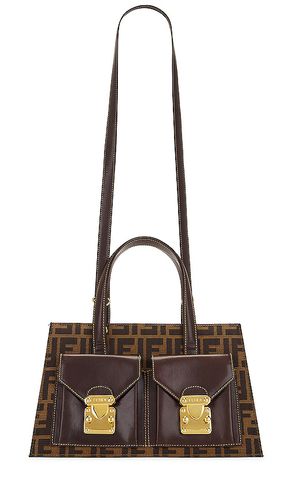 Fendi Vintage Zucca Satchel Bag in - FWRD Renew - Modalova