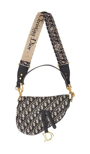 Dior Trotter Oblique Saddle Bag in - FWRD Renew - Modalova