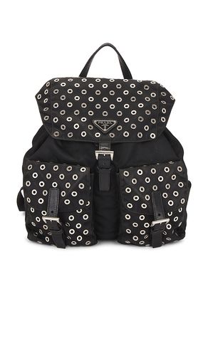 Prada Grommet Embellished Tessuto Backpack in - FWRD Renew - Modalova