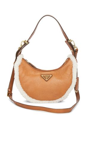 Prada Shearling Arque Shoulder Bag in - FWRD Renew - Modalova