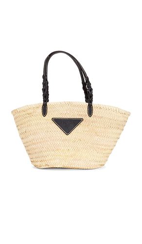 Prada Raffia Tote Bag in - FWRD Renew - Modalova