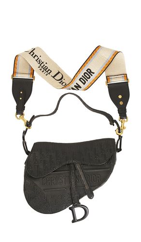 Dior Oblique Embossed Saddle Bag in - FWRD Renew - Modalova
