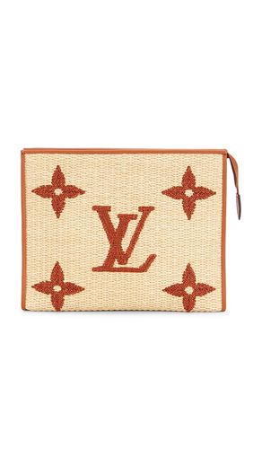 Louis Vuitton Monogram Giant Raffia Toiletry Pouch 26 in - FWRD Renew - Modalova