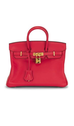 Hermes Swift Birkin 25 Handbag in Red - FWRD Renew - Modalova