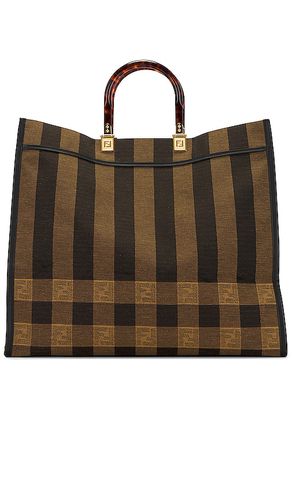 Fendi Pecan Sunshine Shopper Tote Bag in - FWRD Renew - Modalova