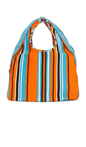 Prada Canapa Baiadera Hobo Bag in Orange - FWRD Renew - Modalova