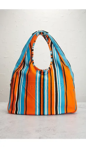 Prada Canapa Baiadera Hobo Bag in Orange - FWRD Renew - Modalova