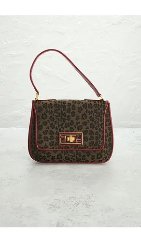 Fendi Leopard Shoulder Bag in - FWRD Renew - Modalova