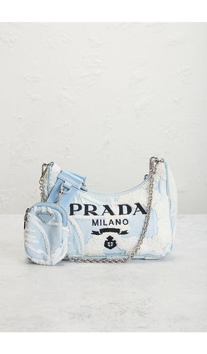 Prada Embroidered Drill Re-Edition 2005 Shoulder Bag in - FWRD Renew - Modalova
