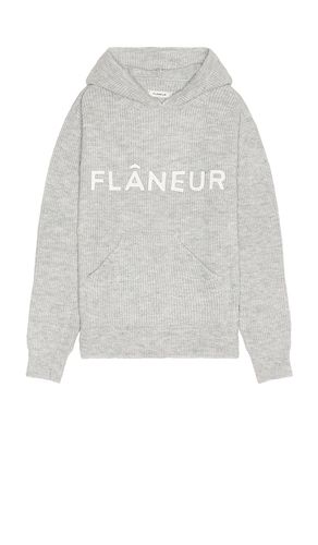 Knitted Logo Hoodie in . - size L (also in XL/1X) - FLANEUR - Modalova