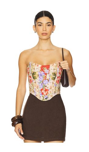 X REVOLVE Corset Top in Beige. - size L (also in M, S, XL, XS) - Falguni Shane Peacock - Modalova