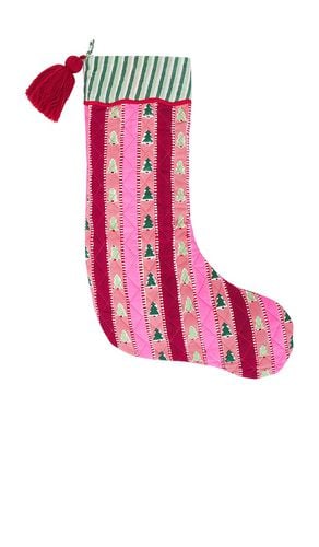 Medias de rayas snowwood stripe stocking en color rosado talla all en & & - Pink. Talla all - Furbish Studio - Modalova