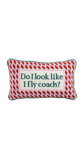 Fly Coach Needlepoint Pillow in - Furbish Studio - Modalova
