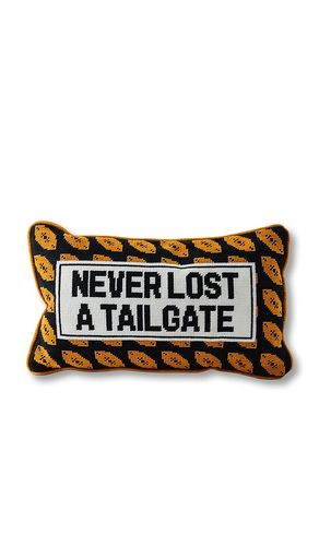 Never Lost A Tailgate Needlepoint Pillow in - Furbish Studio - Modalova